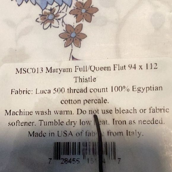 Matouk Schumacher
MARYAM BY MATOUK QUEEN /FULL FLAT SHEET - Picture 5 of 5